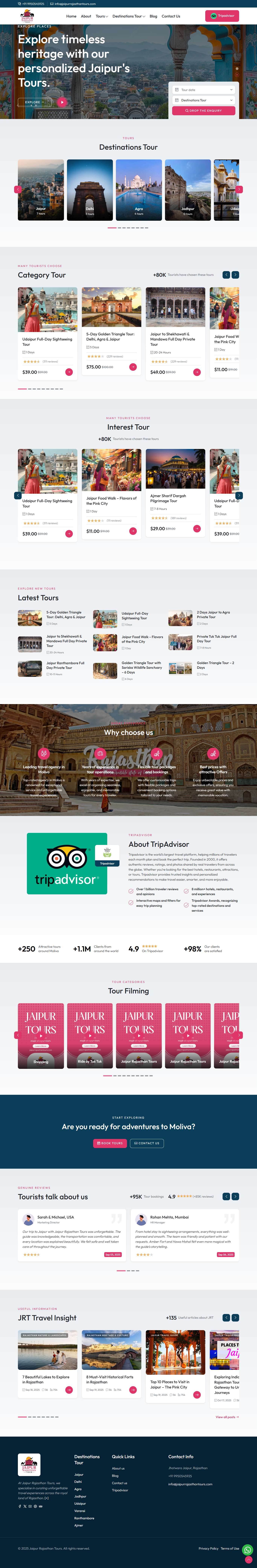 Jaipur Rajasthan Tours Website